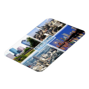 Ímã Texas - Centro Houston - Centro Dallas -