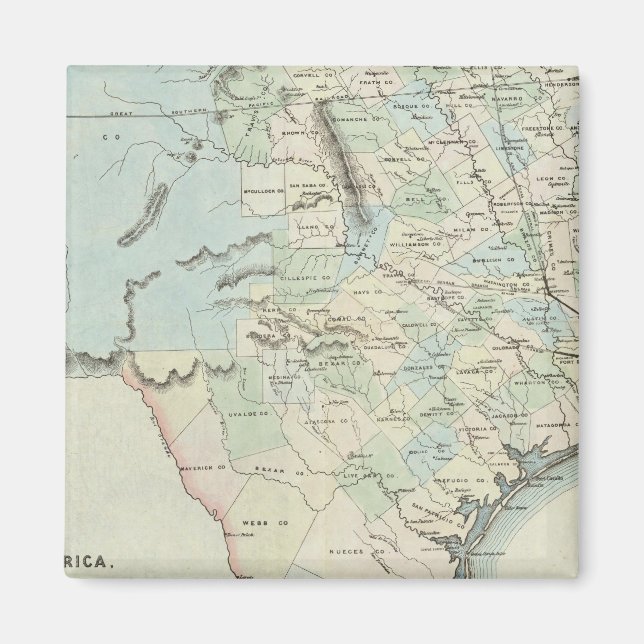 Imã Texas dos Estados Unidos da América (Frente)
