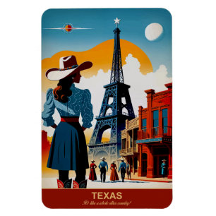 Ímã Texas: É como um outro país inteiro flexível