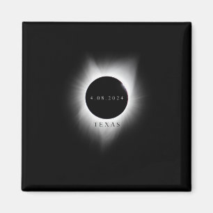 Imã Texas Eclipse 4.08.24 Eclipse Solar Total 2024 Tex