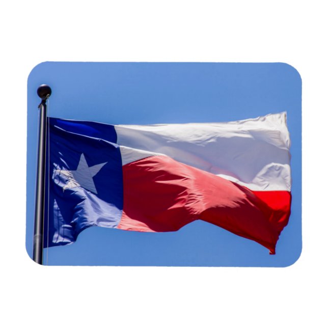 Ímã Texas Flag (Horizontal)