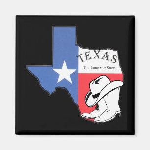 Imã Texas: Flag e Silhouette do Texas