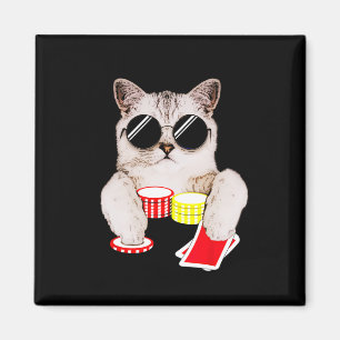 Imã Texas Holdem Poker Cat