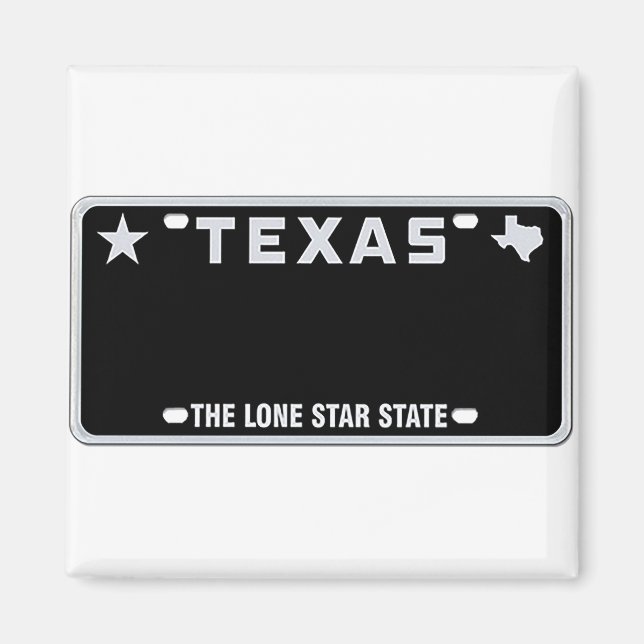 Imã Texas License Plate T-Shirt (Frente)