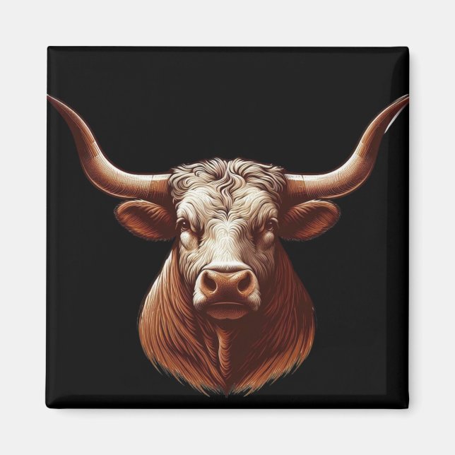 Imã Texas Longhorn (Frente)