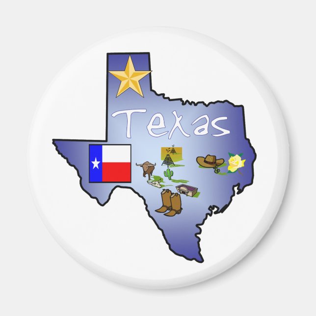 Imã Texas Magnet (Frente)