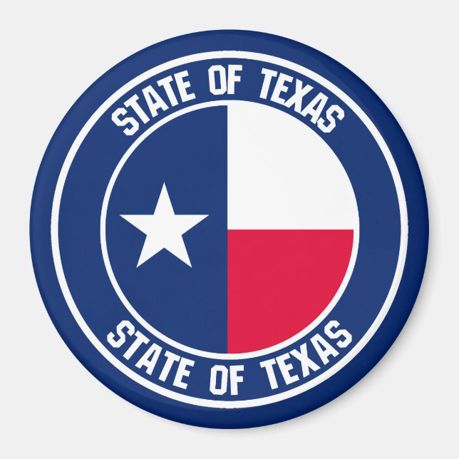 Imã Texas Round Emblem (Frente)