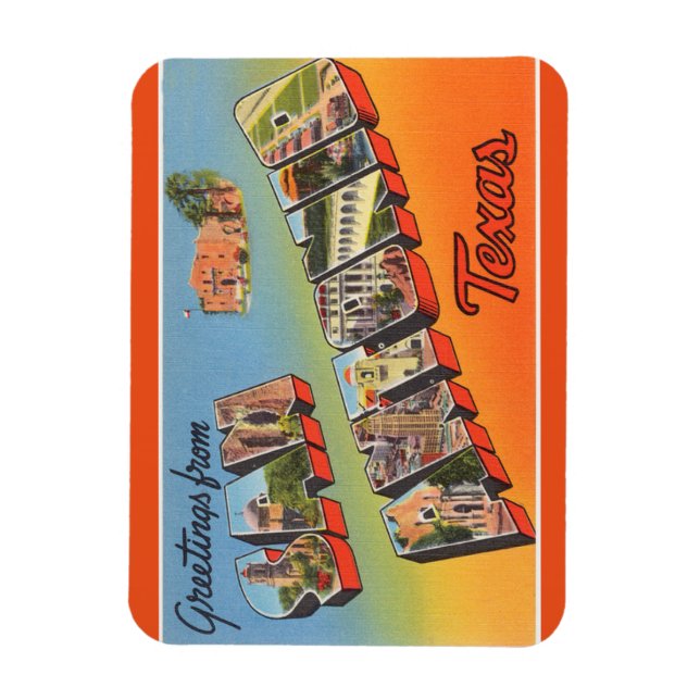 Ímã Texas, San Antonio Magnet (Vertical)