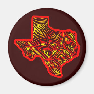Imã Texas Scribbleprints