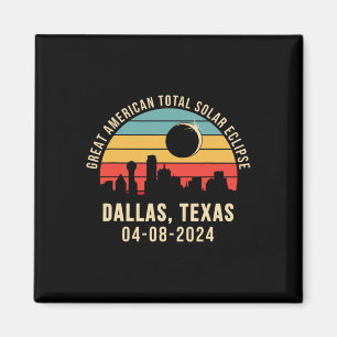 Imã Texas Skyline Total Solar Eclipse 2024