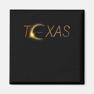 Imã Texas Solar Eclipse 2024 Total de Eclipse Solar Te