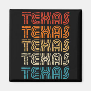 Imã Texas State Country Retro Vintage Para Homens Mulh