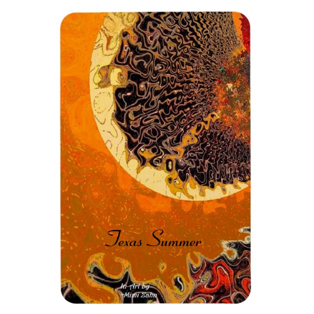 Ímã "Texas Summer" 4 x 6 Magnetos flexíveis (Vertical)
