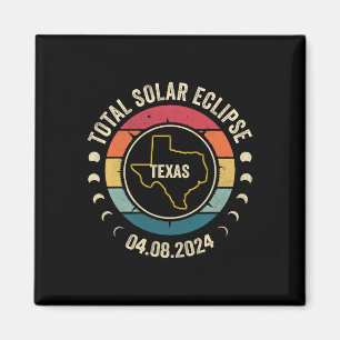 Imã Texas Total Solar Eclipse 2024 Totalidade American