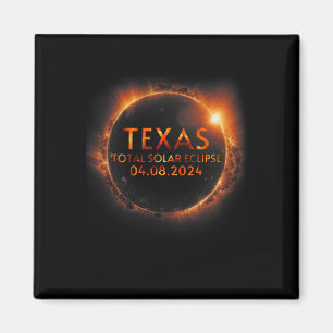 Imã Texas Total Solar Eclipse 8 de abril de 2024 Texas