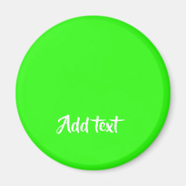 Imã Texto brilhante de texto personalizado