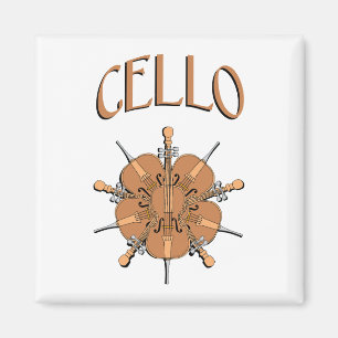 Imã Texto de 5 Violoncelos