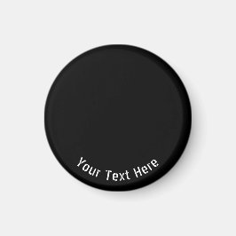 Imã Texto de Fotografia Personalizada Emo Preto-Gótico