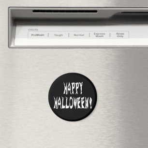 Imã Texto de Halloween do Fantasma