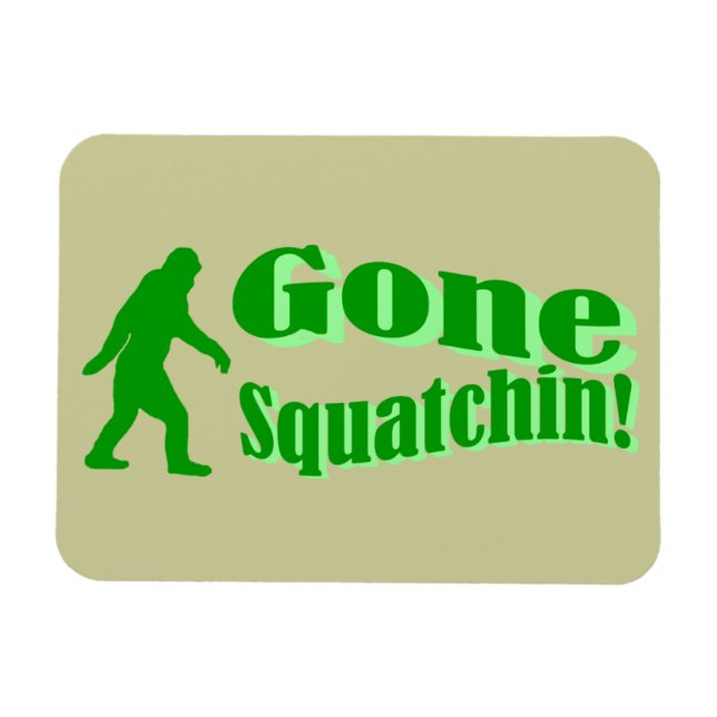 Ímã Texto de slogan verde esguicho (Horizontal)