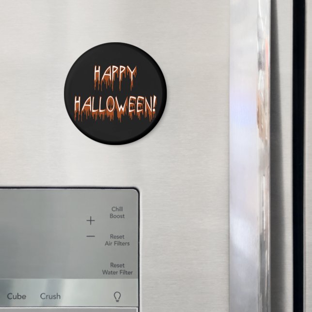 Imã Texto de Sofrimento do Halloween (In Situ (Fridge))