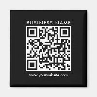 Texto do logotipo do código QR da empresa Modelo p