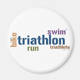 Imã Texto do Triathlon