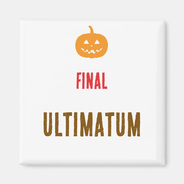Imã Texto final do ultimato  (Frente)