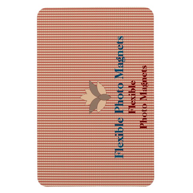 Ímã Texto personalizado do melhor texto Fotografias fl (Vertical)