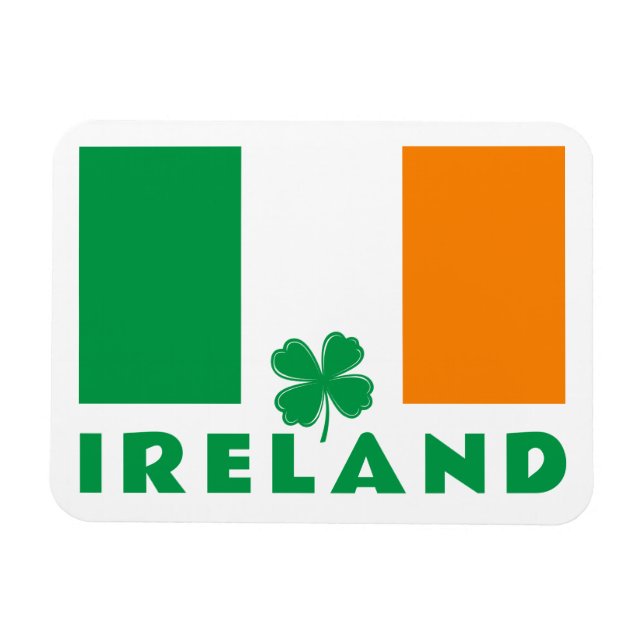 Ímã Texto personalizado Irlanda (Horizontal)