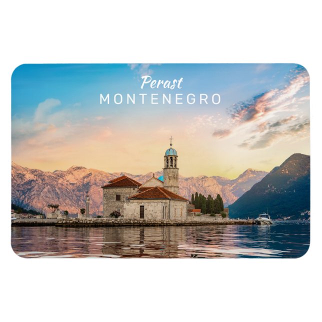 Ímã Texto Personalizado Montenegro (Horizontal)