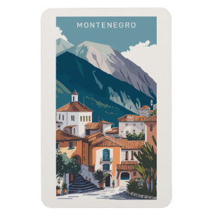 Ímã Texto Personalizado Montenegro