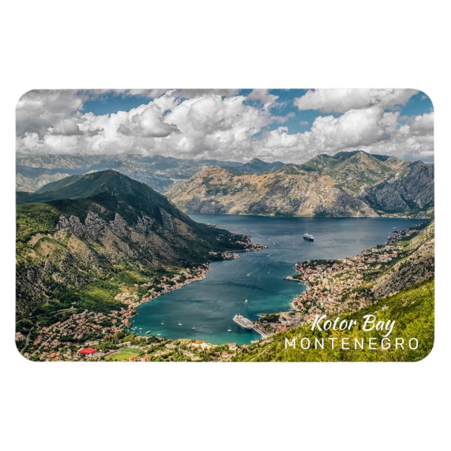 Ímã Texto Personalizado Montenegro (Horizontal)