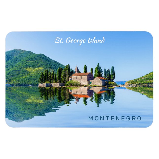 Ímã Texto Personalizado Montenegro (Horizontal)