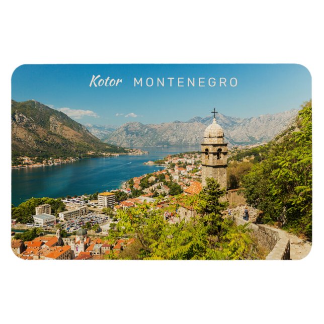 Ímã Texto Personalizado Montenegro (Horizontal)