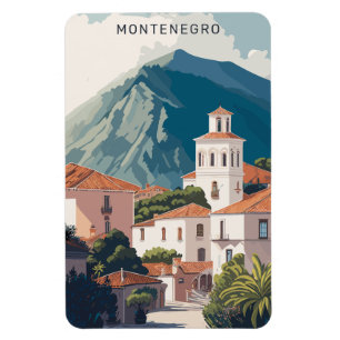 Ímã Texto Personalizado Montenegro