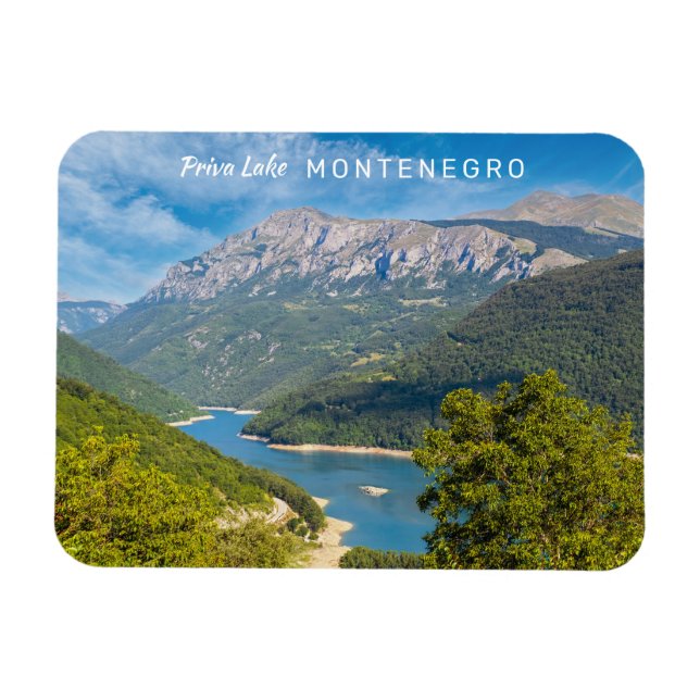 Ímã Texto Personalizado Montenegro (Horizontal)