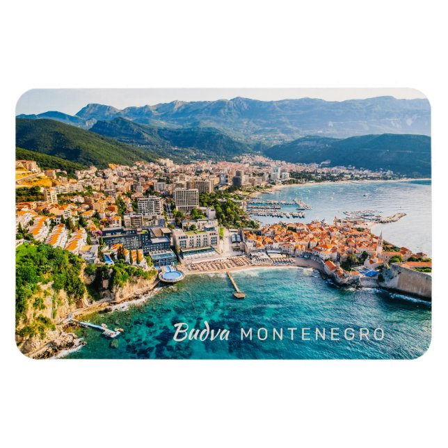 Ímã Texto Personalizado Montenegro (Horizontal)