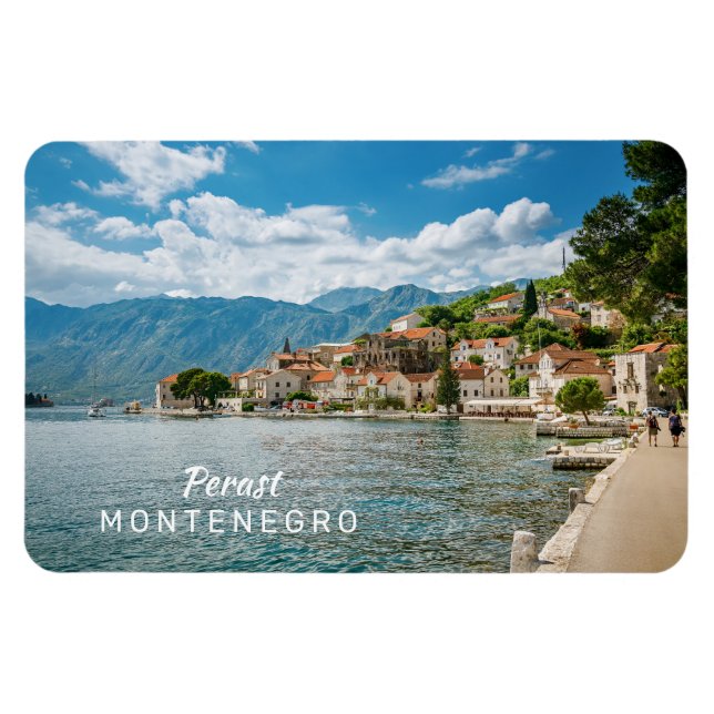 Ímã Texto Personalizado Montenegro (Horizontal)