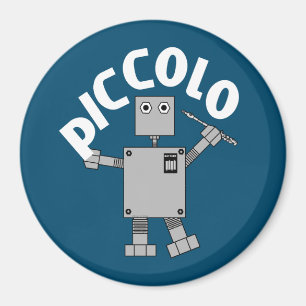 Imã Texto Robô Piccolo