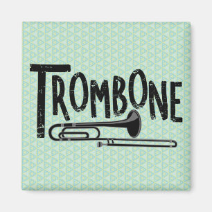 Imã Texto Rough Trombone
