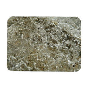 Ímã Textura Abstrata de Gelo Glacial da Natureza