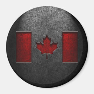 Imã Textura canadense da pedra da bandeira