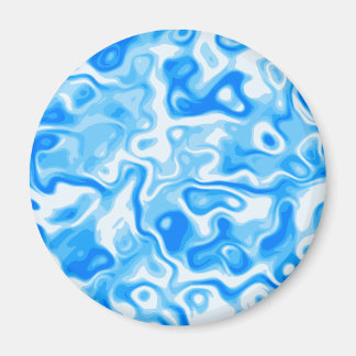 Imã Textura de água azul