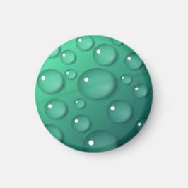 Imã Textura de derramamento de chuva em teal