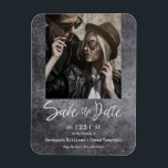 Ímã Textura suja do Casal Grunge de quadro negro<br><div class="desc">Textura suja do Casal Grunge de quadro negro. AVISO IMPORTANTE: Esta design faz parte de uma coleção e tem outros elementos coordenados que podem encontrar na minha loja. Às vezes, pode ser difícil alinhar esteticamente e colocar textos ou iniciais nos designs, se me disser e eu farei por você. Personalize...</div>