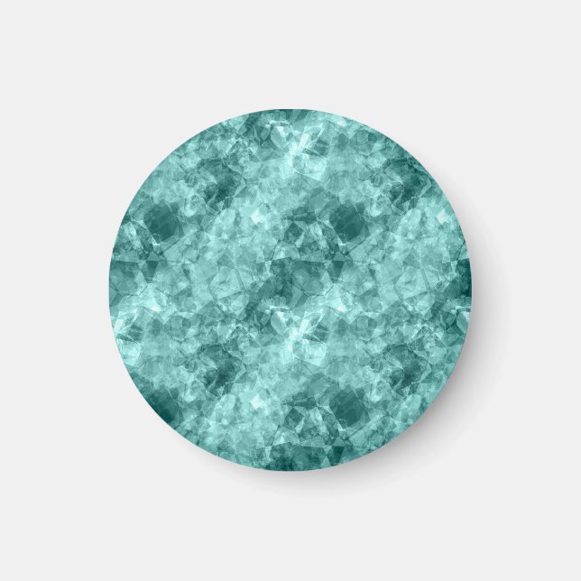 Imã Textura Teal Crumplada (Frente)