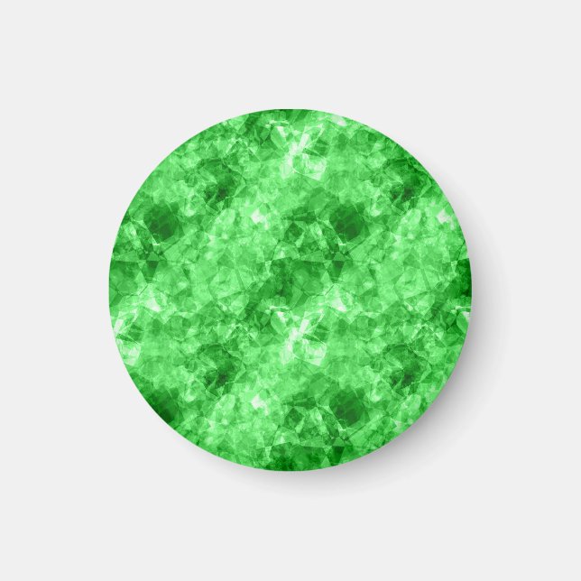 Imã Textura verde amassada (Frente)