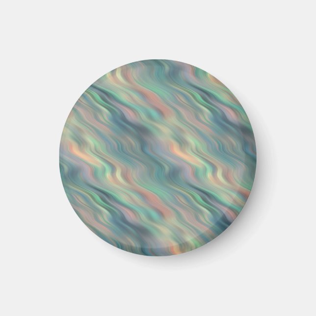 Imã Textura Wavy Iris Azul (Frente)