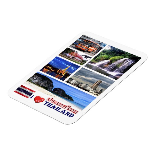 Ímã Thailand - I Love - Magnet (Left Side)